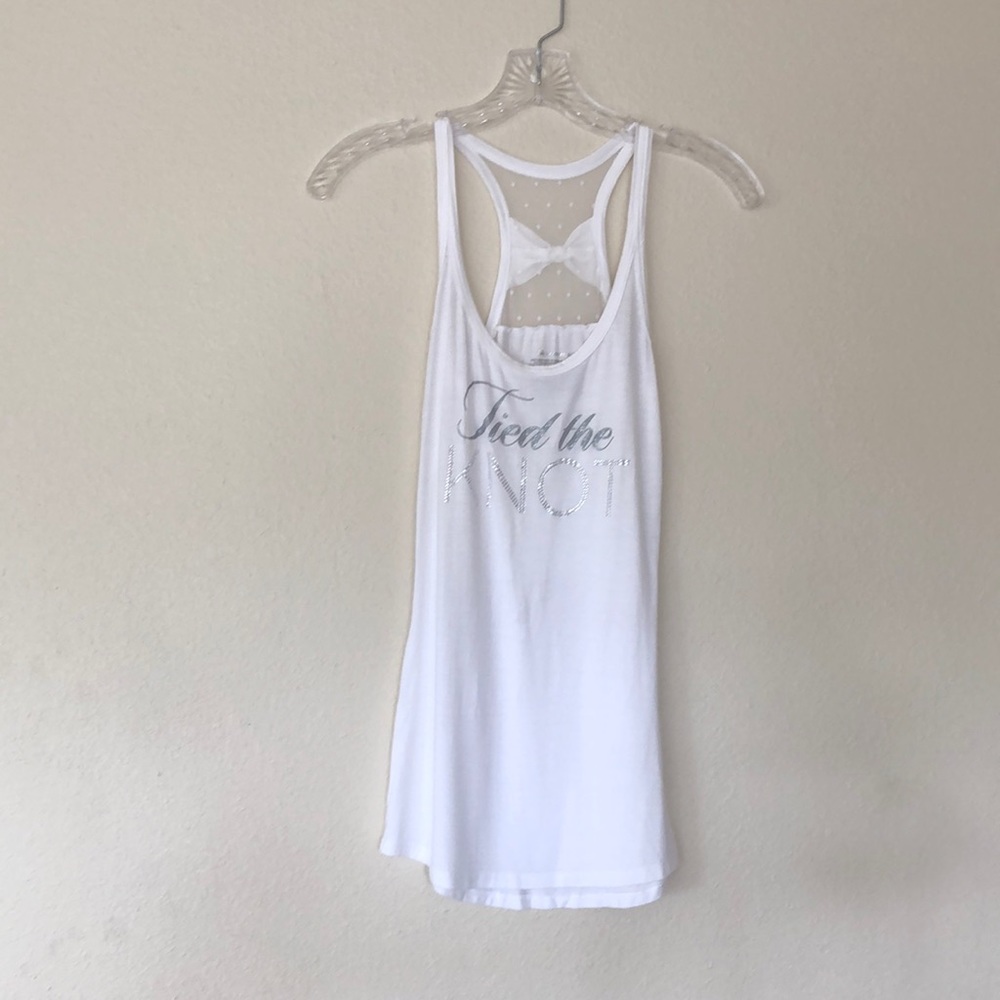 Victoria’s Secret bride tank